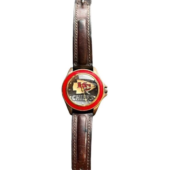 Kansas City Chiefs Team NFL Fossil Watch 1993 Limited Ed Collectors Watch KC vin - Picture 3 of 10